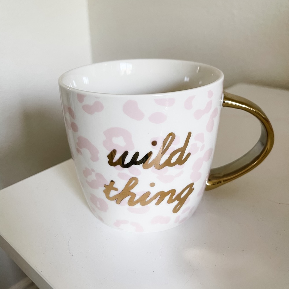 Wild Thing Pink & Gold Cheetah Mug